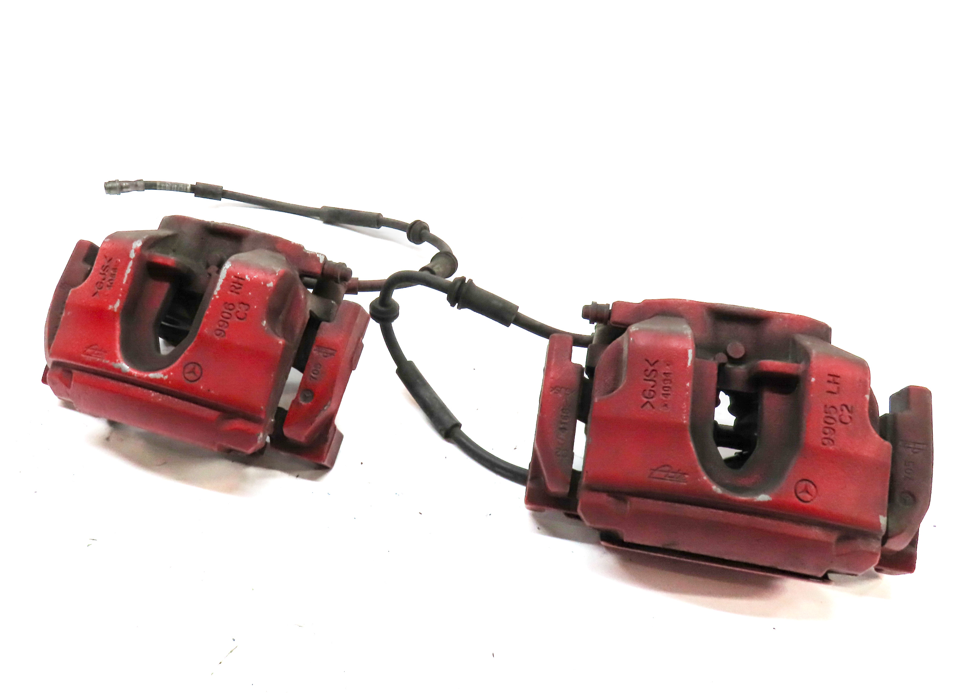 2013-2019 MERCEDES GL GLE GLS ML CLASS (W166 X166) FRONT BRAKE CALIPER SET/2 — exact item pictured
